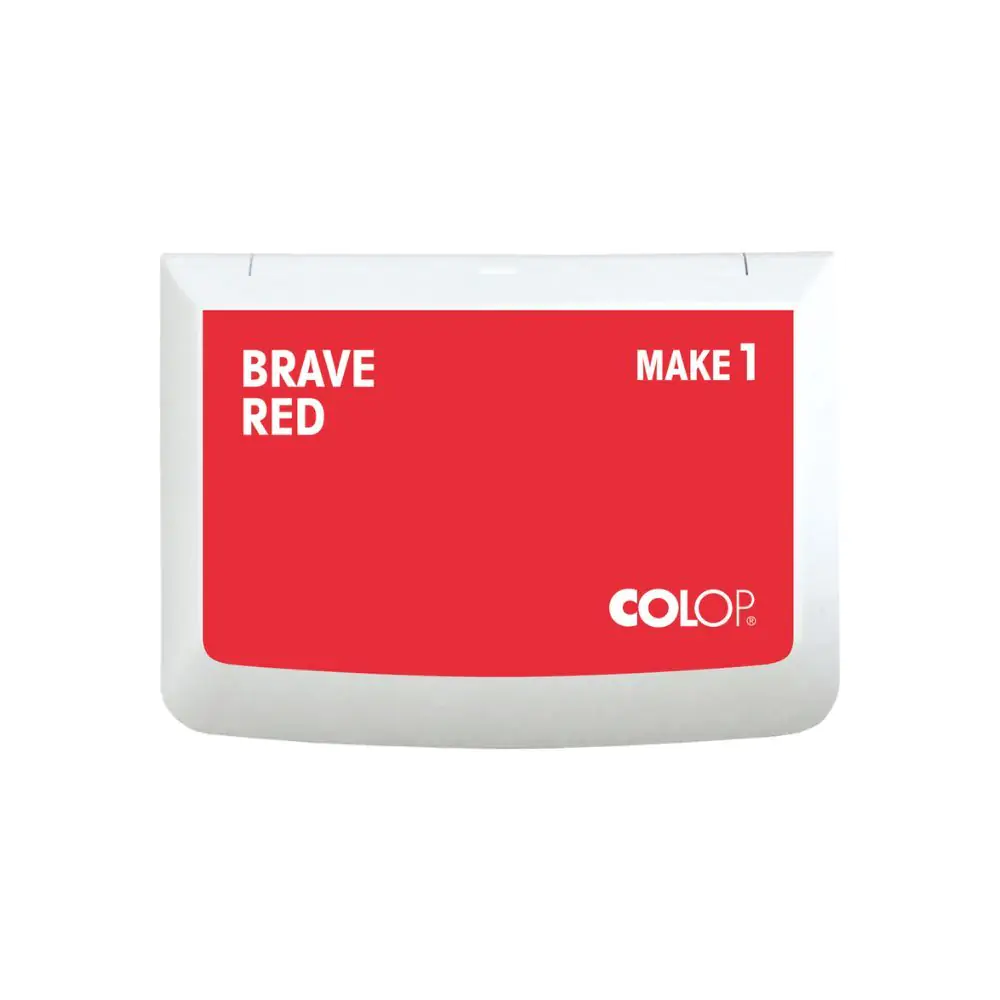 Colop® Stempelkissen MAKE 1 BRAVE RED