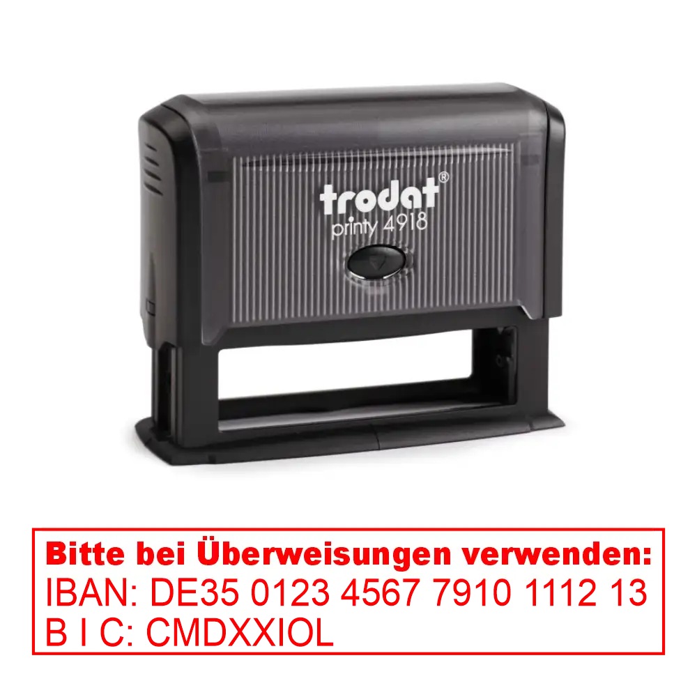 Trodat® Printy 4918 inkl. Stempelplatte