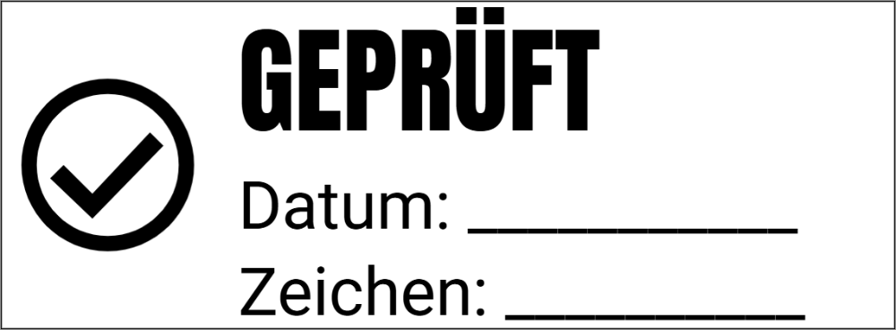 Vorschau der Vorlage 38x14 Geprüft