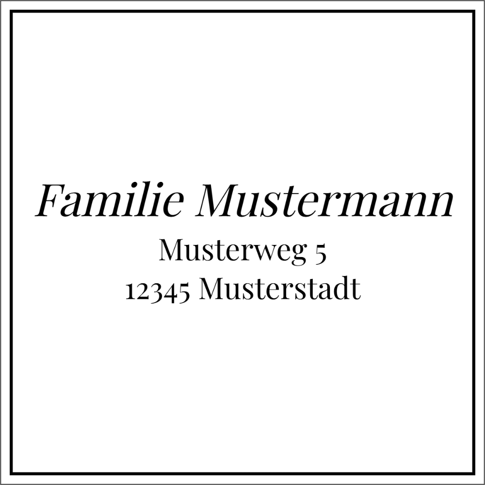 Vorschau der Vorlage 40x40 Familie elegant