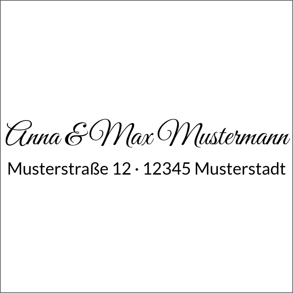 Vorschau der Vorlage 40x40 Handschrift