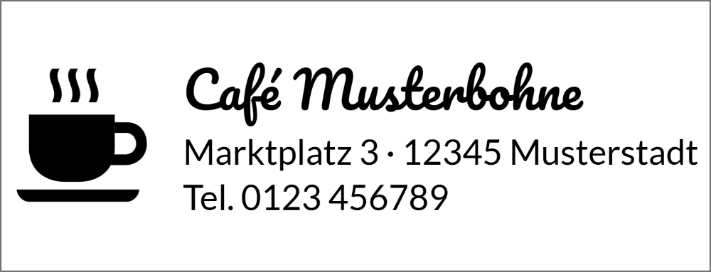 Vorschau der Vorlage 47x18 Café