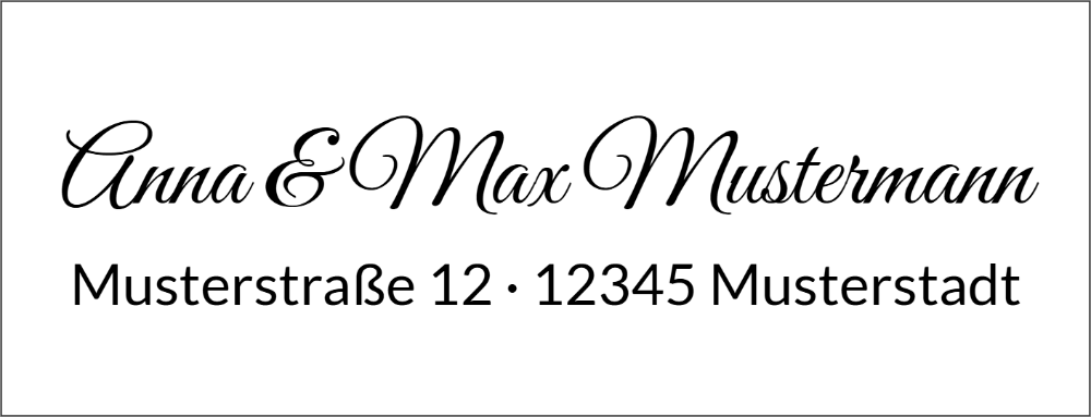 Vorschau der Vorlage 47x18 Handschrift