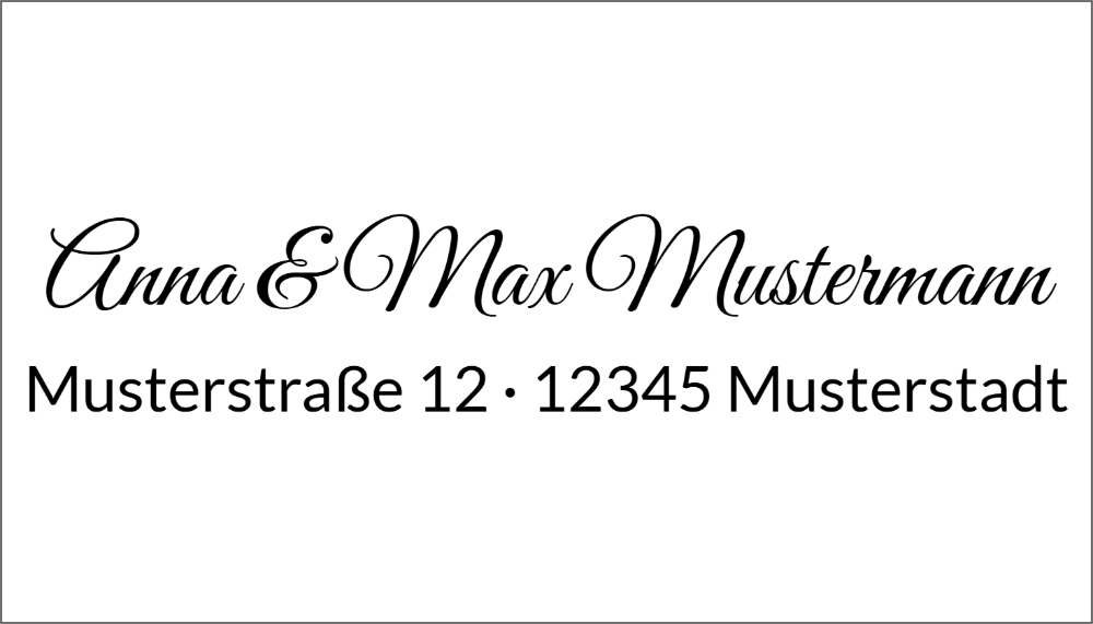 Vorschau der Vorlage 49x28 Handschrift