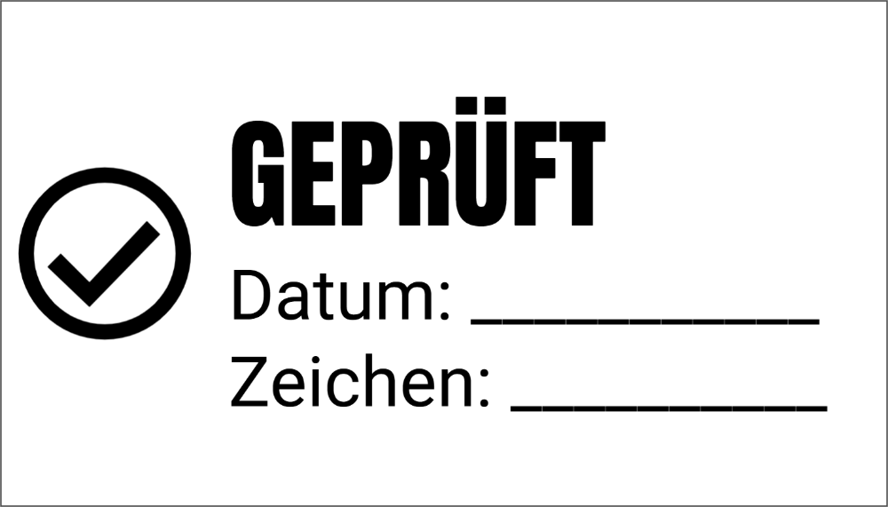Vorschau der Vorlage 49x28 Geprüft