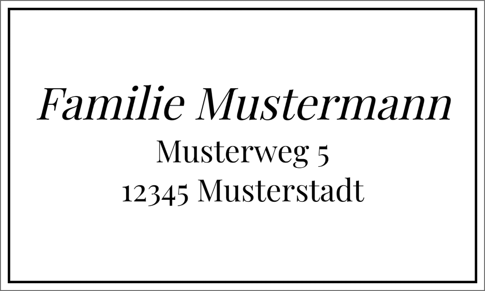 Vorschau der Vorlage 50x30 Familie elegant