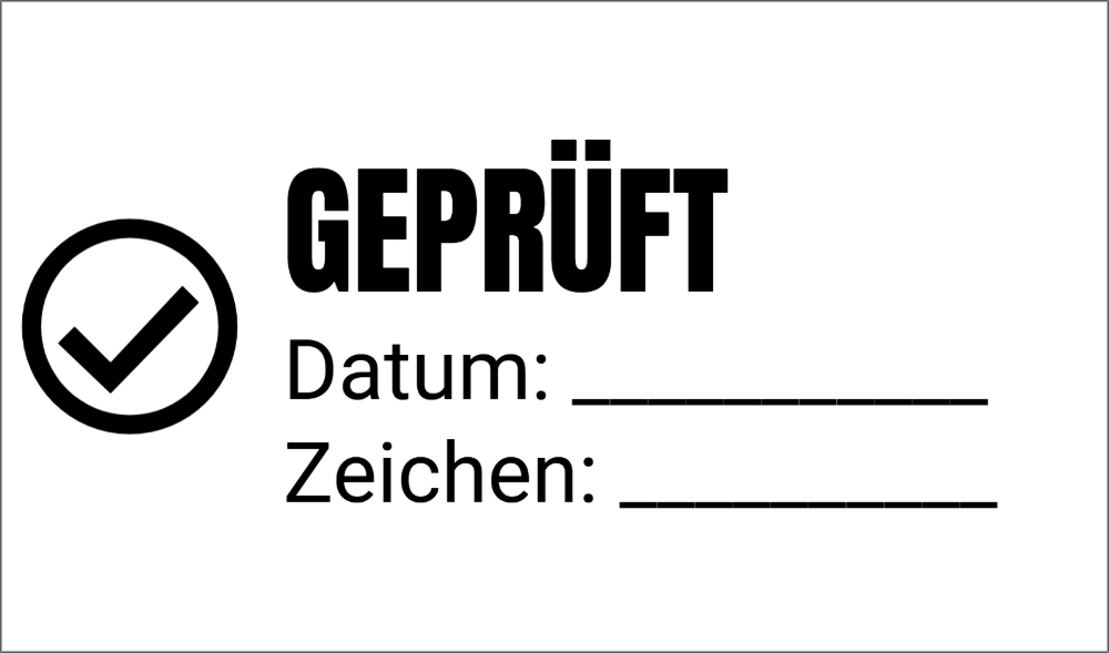 Vorschau der Vorlage 56x33 Geprüft