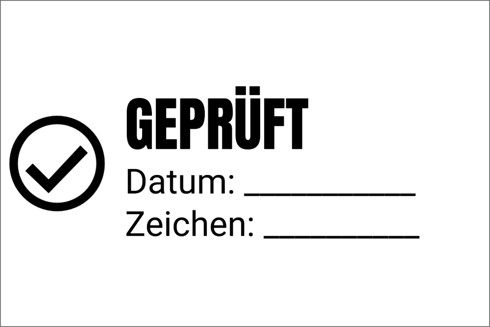 Vorschau der Vorlage 60x40 Geprüft