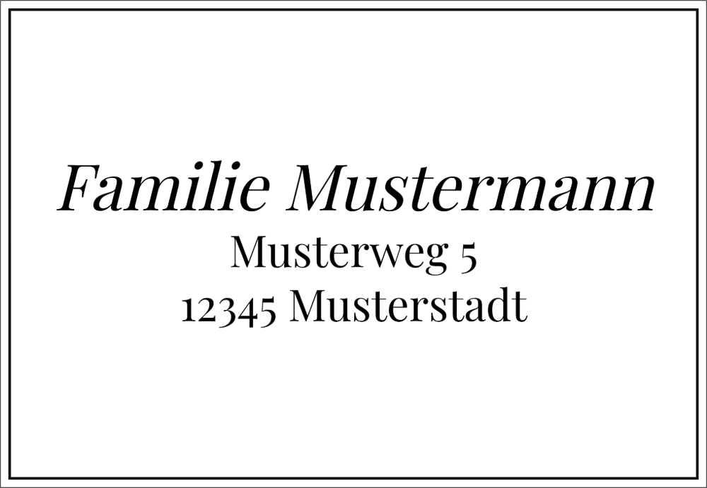 Vorschau der Vorlage 68x47 Familie elegant