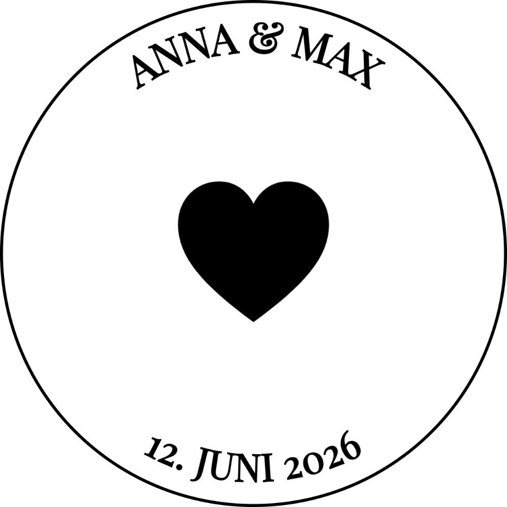 Vorschau der Vorlage Ø42 Hochzeit
