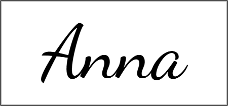 Vorschau der Vorlage 15x7 Name Schreibschrift