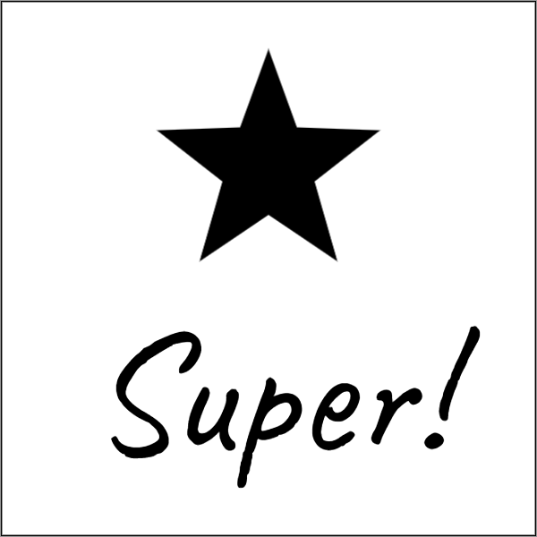 Vorschau der Vorlage 20x20 Super mit Stern