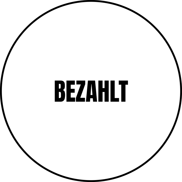 Vorschau der Vorlage Ø25 Bezahlt